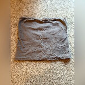 Strapless cotton top